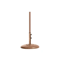 Meridian Furniture Fiji Beige Fabric / Teak Aluminum Patio Umbrella with Base Sets