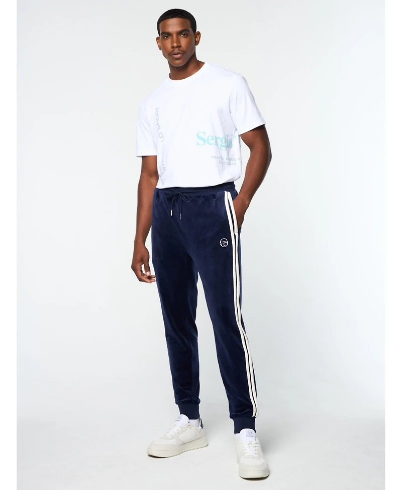 Sergio Tacchini Men's Damarindo Velour Track Pant