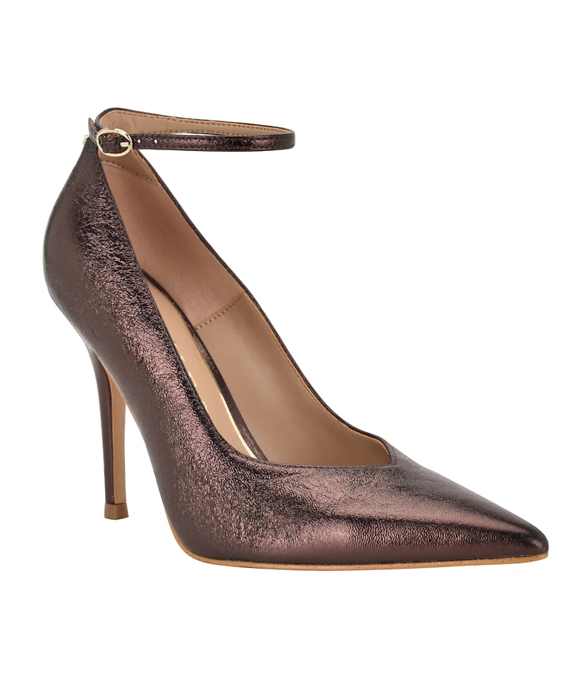 Guess Women's Napril Ankle Strap Stiletto Dress Pumps