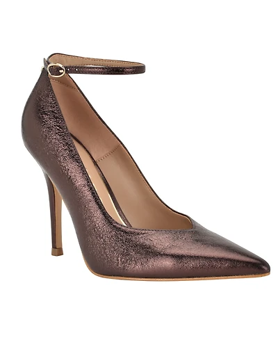 Guess Women's Napril Ankle Strap Stiletto Dress Pumps