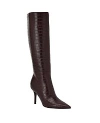 Guess Women's Gressa Wide Calf Tall Pointed Toe Stiletto Boots