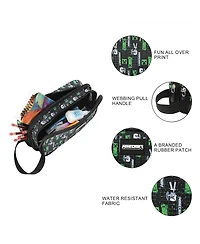 Minecraft Creepers Dual-Compartment Utility Case With Webbing Pull Handle