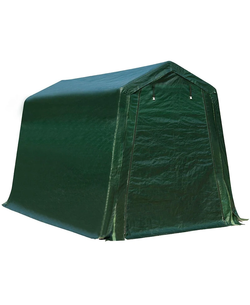 Akiudex 10 x 20 feet outdoor heavy-duty carport with 2 doors-10 x 20 ft
