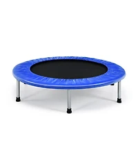 Akiudex Folding Trampoline for Adults and Kids with 28 Springs and Padded Edge