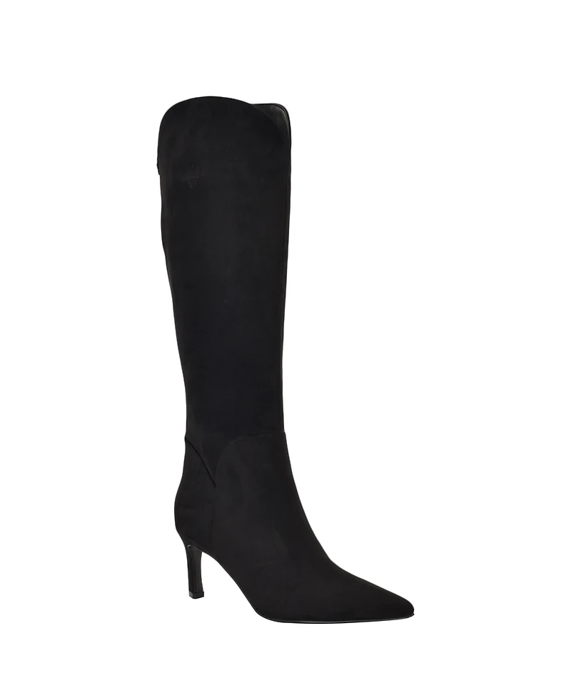 Guess Women's Palisa Tall Kitten Heel Dress Boots
