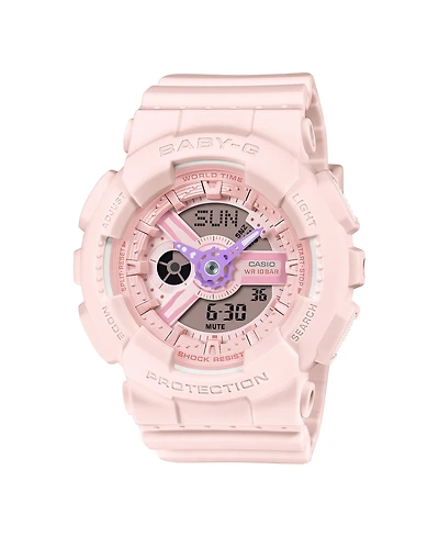 G-Shock Women's Baby-g Pink Resin Watch, 43.4mm