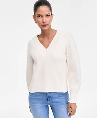 I.n.c. International Concepts Women's Directional Ribbed Sweater, Macy's Exclusive