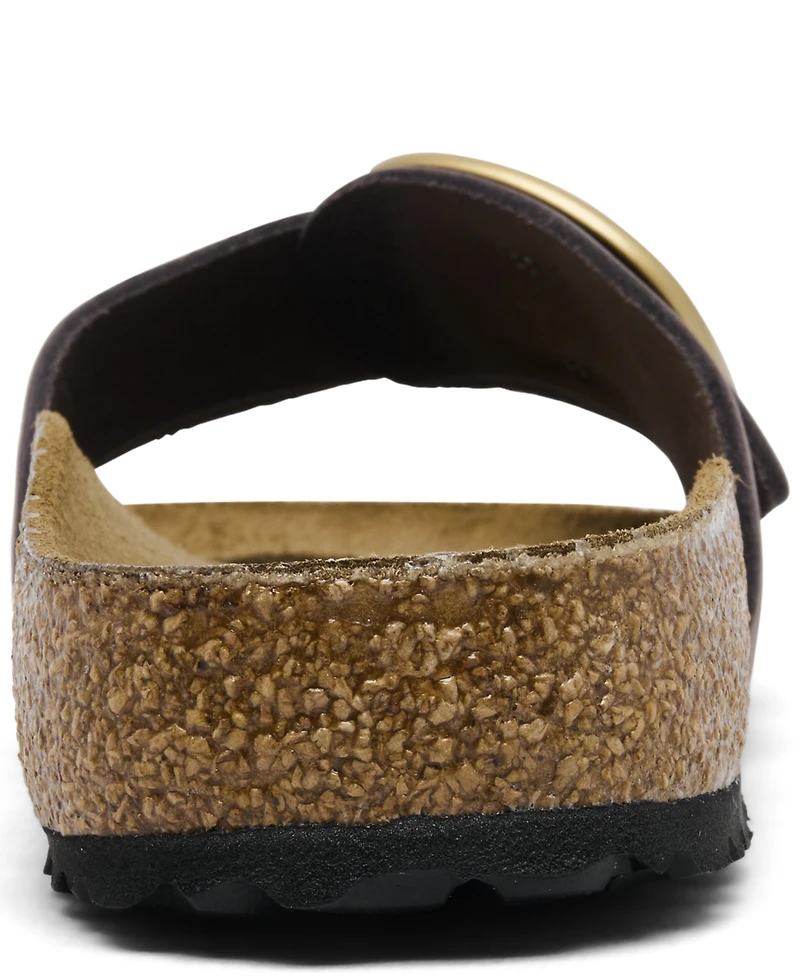 Birkenstock Women's Madrid Big Buckle Nubuck Leather Sandals from Finish Line