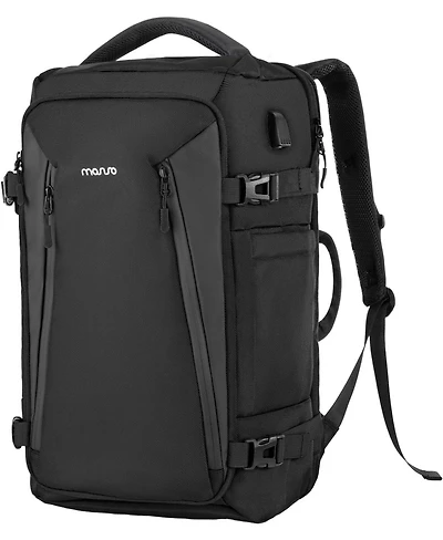 Mosiso 40L Travel Backpack, Tsa-Friendly Carry On Laptop Backpack with Usb Charging Port & Lay-Flat Opening - Fits 17-17.3 Inch Laptop