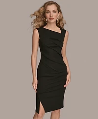 Donna Karan New York Women's Crepe Midi Dress