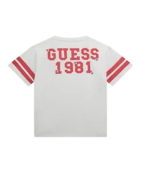 Guess Big Girls Oversized Slub Short Sleeve Jersey T-Shirt
