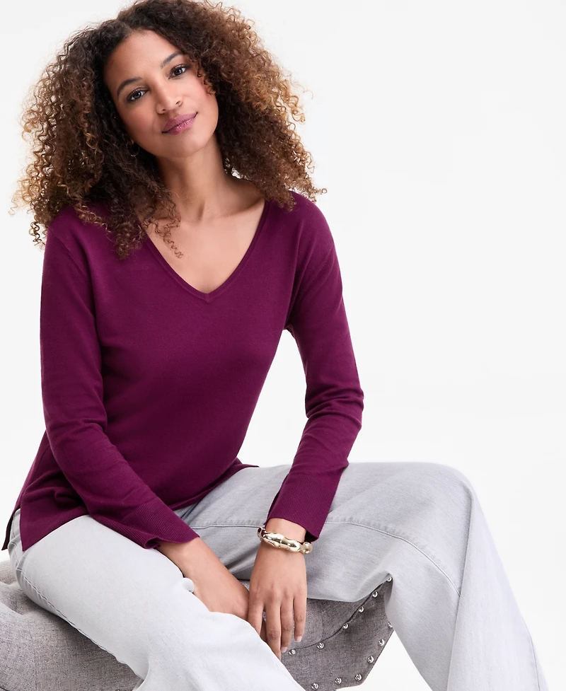 I.n.c. International Concepts Women's V-Neck Tunic, Macy's Exclusive