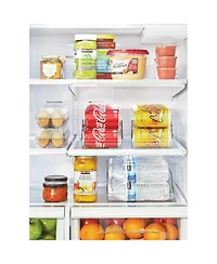 iDesign Stackable Soda Can Dispenser, Set of 6, Clear, Made in Usa