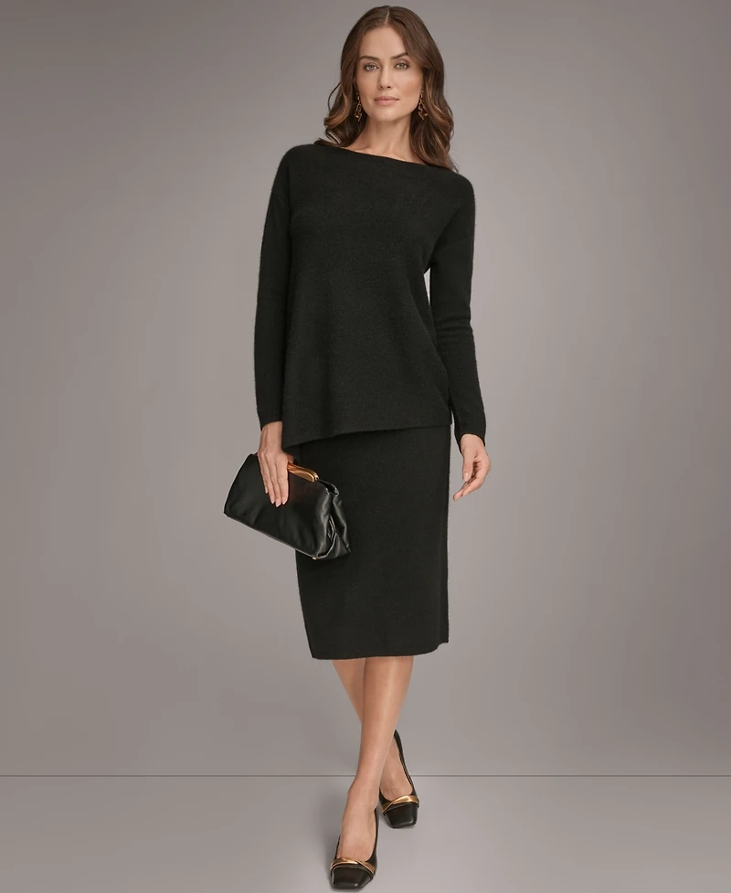 Donna Karan New York Women's Pull-On Cashmere Skirt