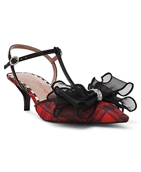 Betsey Johnson Women's Lillyan T-Strap Kitten-Heel Pumps