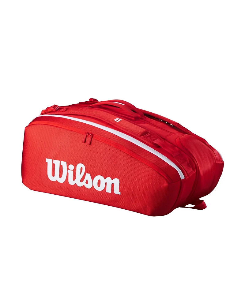 Wilson Super Tour Red 15-Pack Tennis Bag - Red