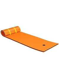 Akiudex Floating Water Mat with Headrest for Lake and Pool