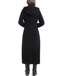 Bgsd Women's Mariel Wool Blend Hooded Long Walking Coat