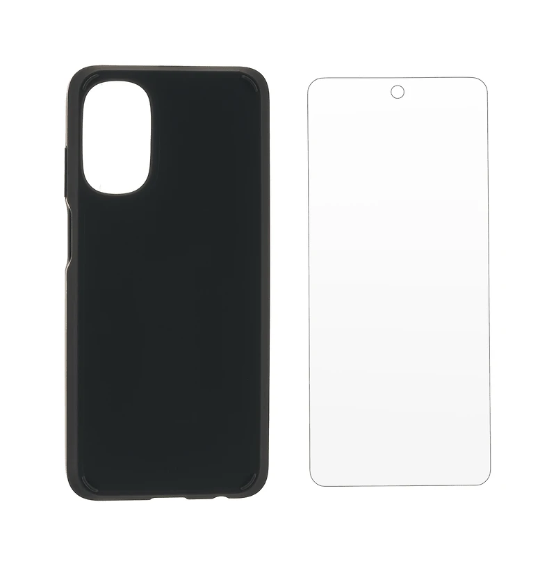 Case-Mate Protection Pack Tough Case and Glass Screen Protector for Motorola Moto G 5G (2022)