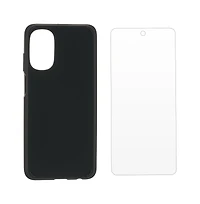Case-Mate Protection Pack Tough Case and Glass Screen Protector for Motorola Moto G 5G (2022)