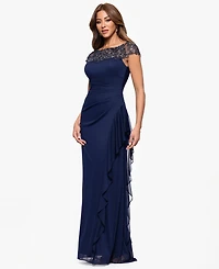 Xscape Petite Short Sleeve Dress