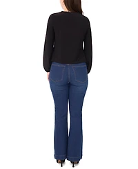Sam & Jess Women's Twist Waist Knit Top