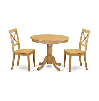 East West Furniture Dining Room Set Oak