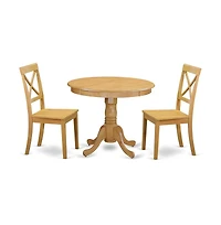 East West Furniture Dining Room Set Oak