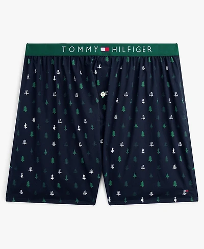 Tommy Hilfiger Men's Woven Front Button Opening Boxer
