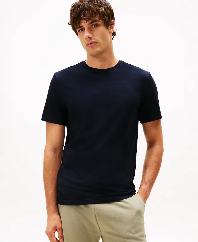 Tommy Hilfiger Men's 3-Pack Cotton Classics Short Sleeve Crewneck Undershirts Set