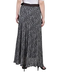 Ny Collection Petite Chiffon Maxi Skirt