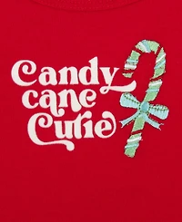 Baby Essentials Girls 3-Piece Candy Cane Cutie Set