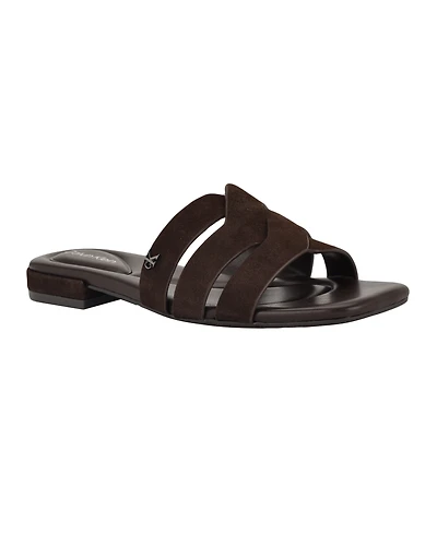 Calvin Klein Women's Tisha Slip-On Flat Sandals