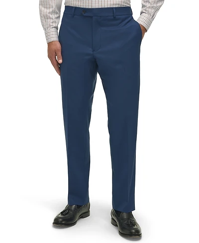 B by Brooks Brothers Men's Wool-Blend Stretch Classic-Fit Suit Separates Pant