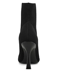 Mia Women's Pamilla Pointed Toe Knit Dress Booties