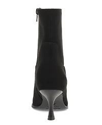 Mia Women's Aletta Pointed Toe Kitten Heel Dress Booties