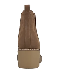 Mia Women's Paula Chelsea Stacked Heel Booties