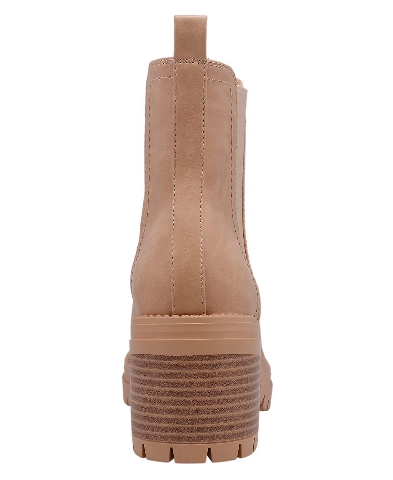 Mia Women's Adea Chelsea Lug Sole Booties