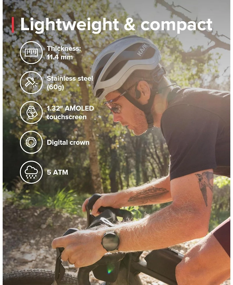 Suunto Race S Titanium Gps Sports Watch with Amoled Touchscreen, Heart Rate and Fitness Tracker