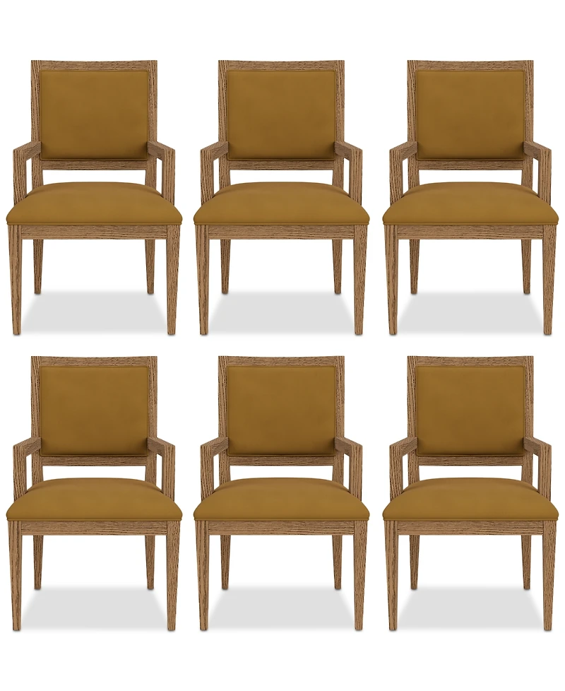 Everleigh 6 Pc. Upholstered Back Arm Chair