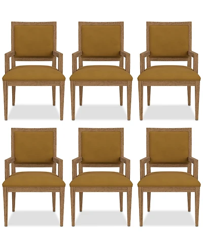Everleigh 6 Pc. Upholstered Back Arm Chair