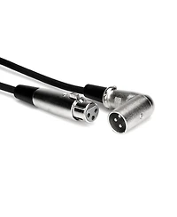 Hosa Technology Hosa Xrr-110 Balanced Interconnect, XLR3F to Right-angle XLR3M, 10 ft