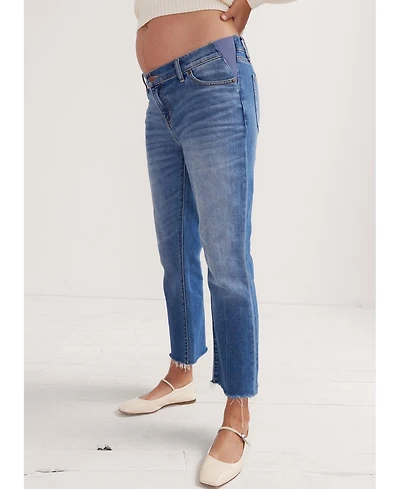 Hatch Collection the Under Bump Crop Maternity Jean