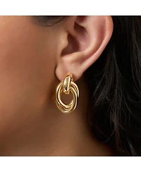 Jessica Simpson Heart Circle Stud Earring Set