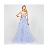 Bariano Women's Rosalee Embellished Ball Gown