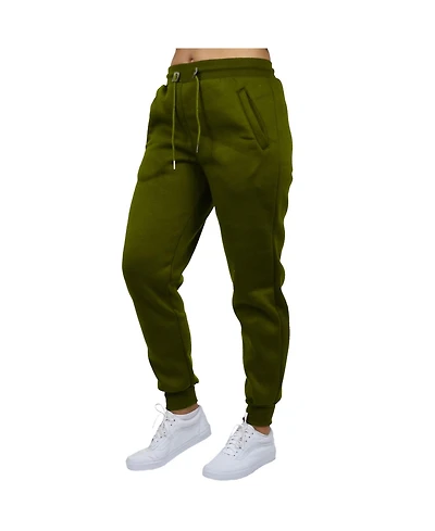 Galaxy By Harvic Women's Loose Fit Fleece Jogger Sweatpants