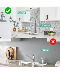 Commercial Pull Down Kitchen Sink Faucet With Sprayer Modern Single Handle Brass Taps Matte Black