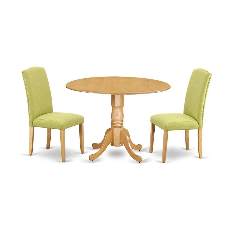 East West Furniture Dining Room Set Oak