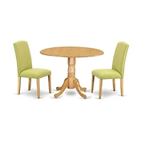 East West Furniture Dining Room Set Oak