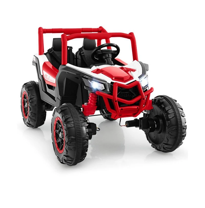 Akiudex 24V 2-Seater Ride-On Utv with Remote Control and Music